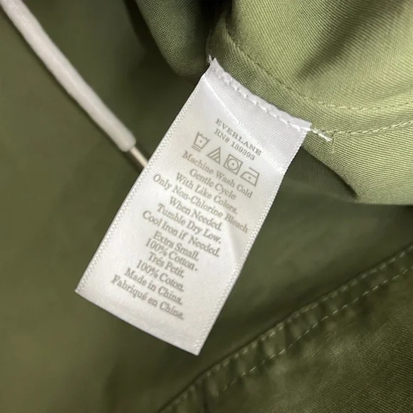 EVERLANE The Modern Utility Jacket in Green XS - Picture 12 of 12